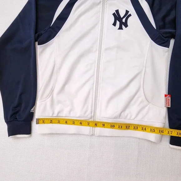 Therma Base Majestic New York Yankees MLB Baseball Full Zip-Up Jacket Sz S - Picture 5 of 11